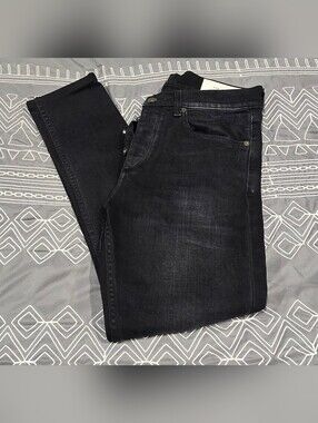 Rag & Bone Mens Fit 1 Skinny Jeans In Black Size 31x32